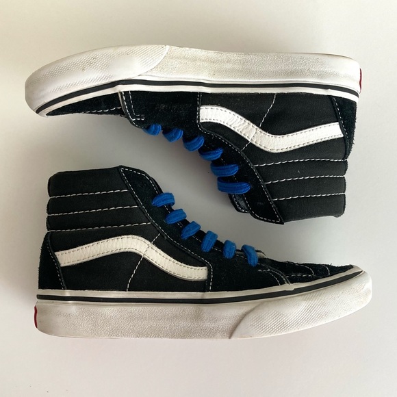 Kids Hi Top Vans Shoes - Picture 1 of 5